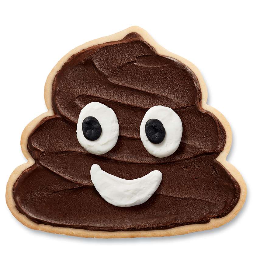 Ro Poop Swirl Emoji Cookies Project