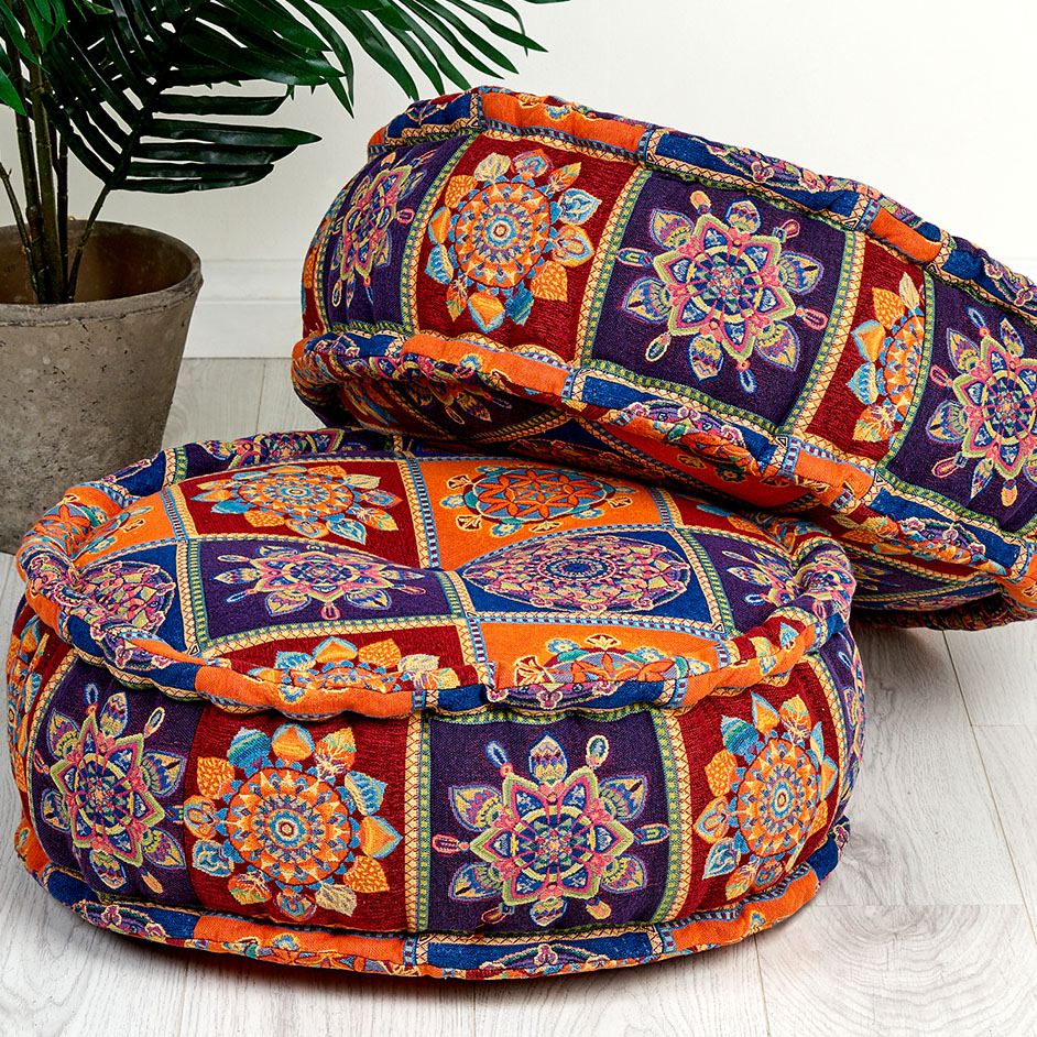 Round Boho Floor Cushions Project Spotlight New Zealand round-boho-floor-cushions-project-spotlight-new-zealand