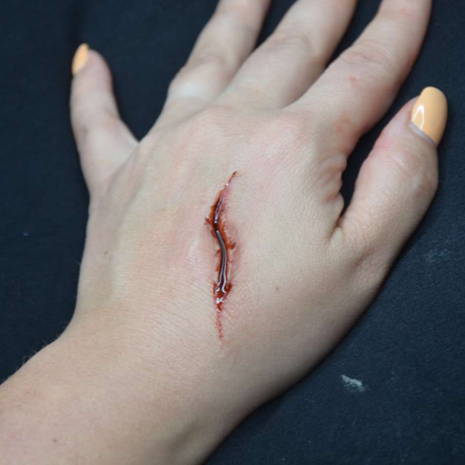 Scar With Blood Effect Project