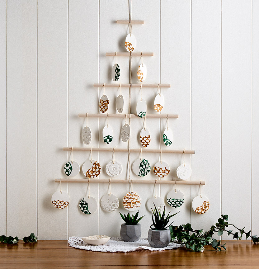 Sculpey Christmas Wall Hanging Project