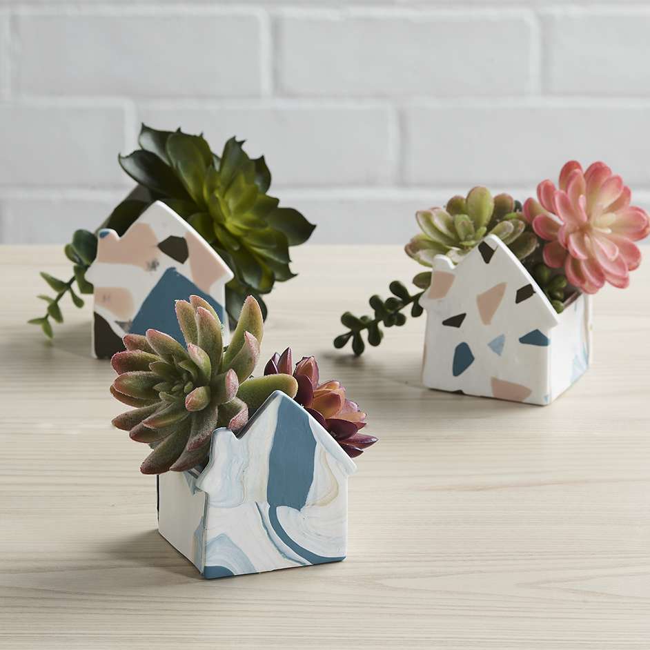 Sculpey Planters Project