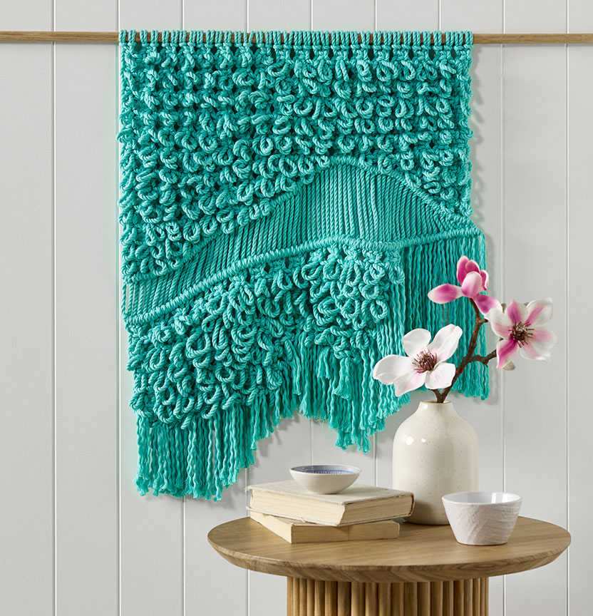 Shaggy Macrame Wall Hanging Project