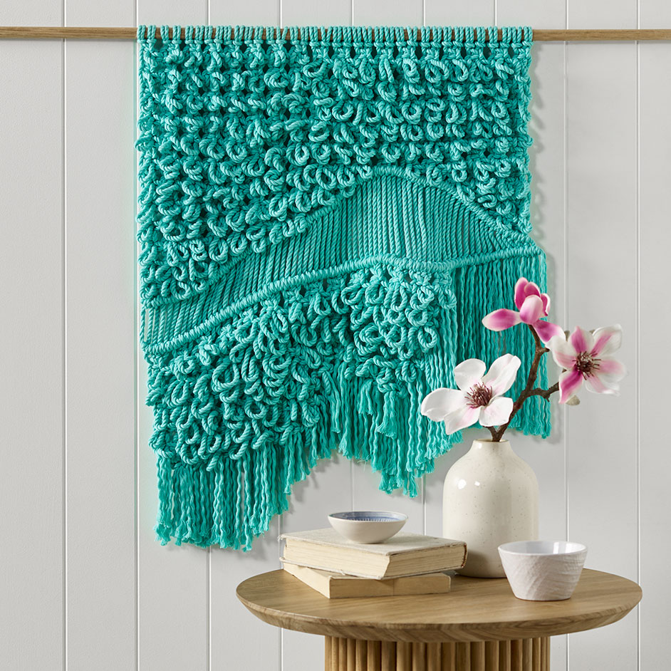 Shaggy Macrame Wall Hanging Project