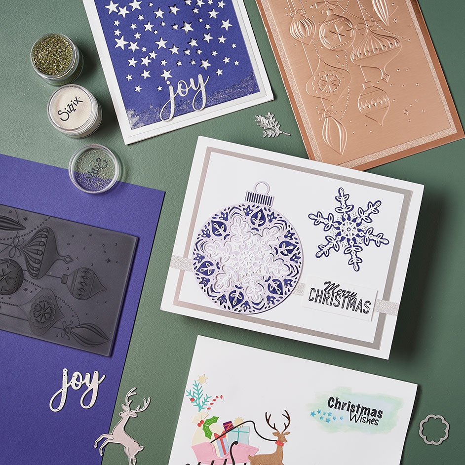 Sizzix Christmas Cards Project