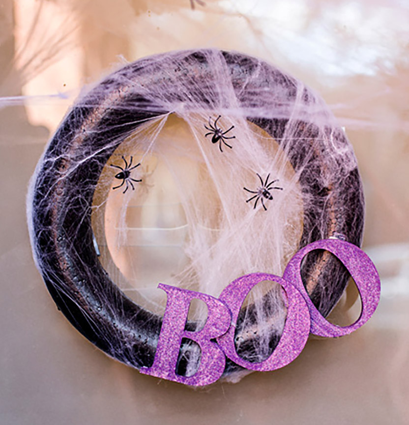 Spooky Boo Wreath Project