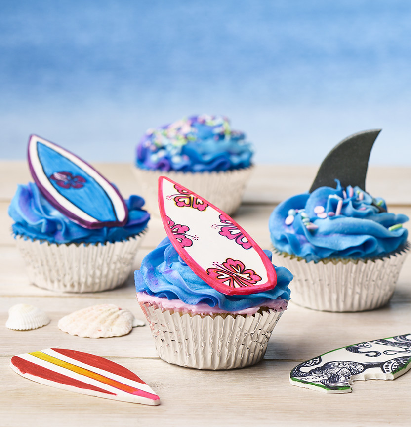 Surf Cupcakes Project