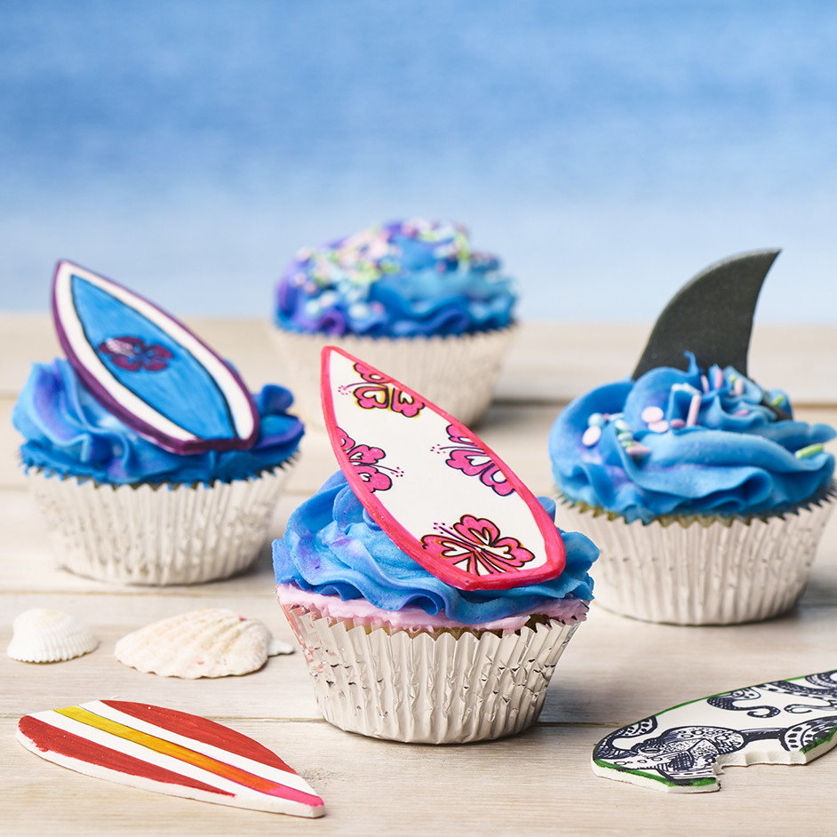 Surf Cupcakes Project