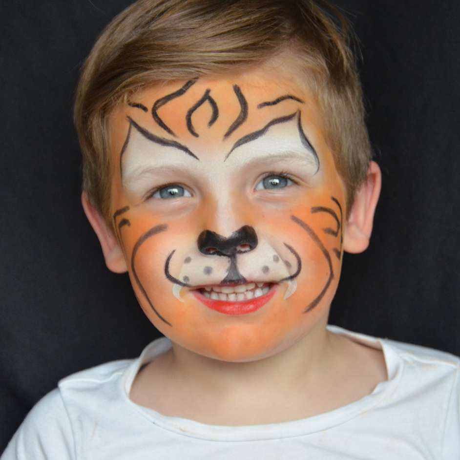 Tiger Face Paint Project