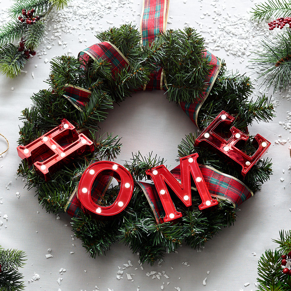 Traditional Home Wreath Project