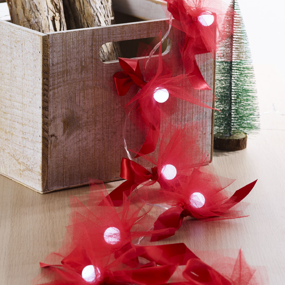 Tulle Fairy Lights Project