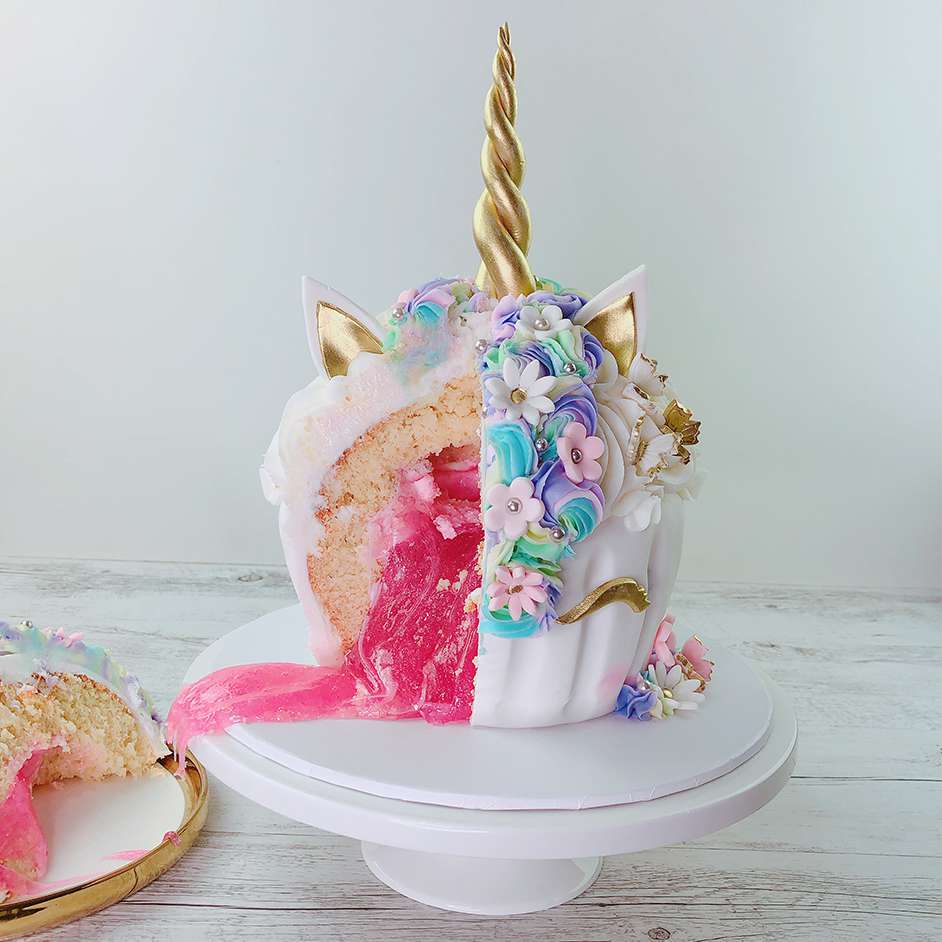 Unicorn Slime Cake Project