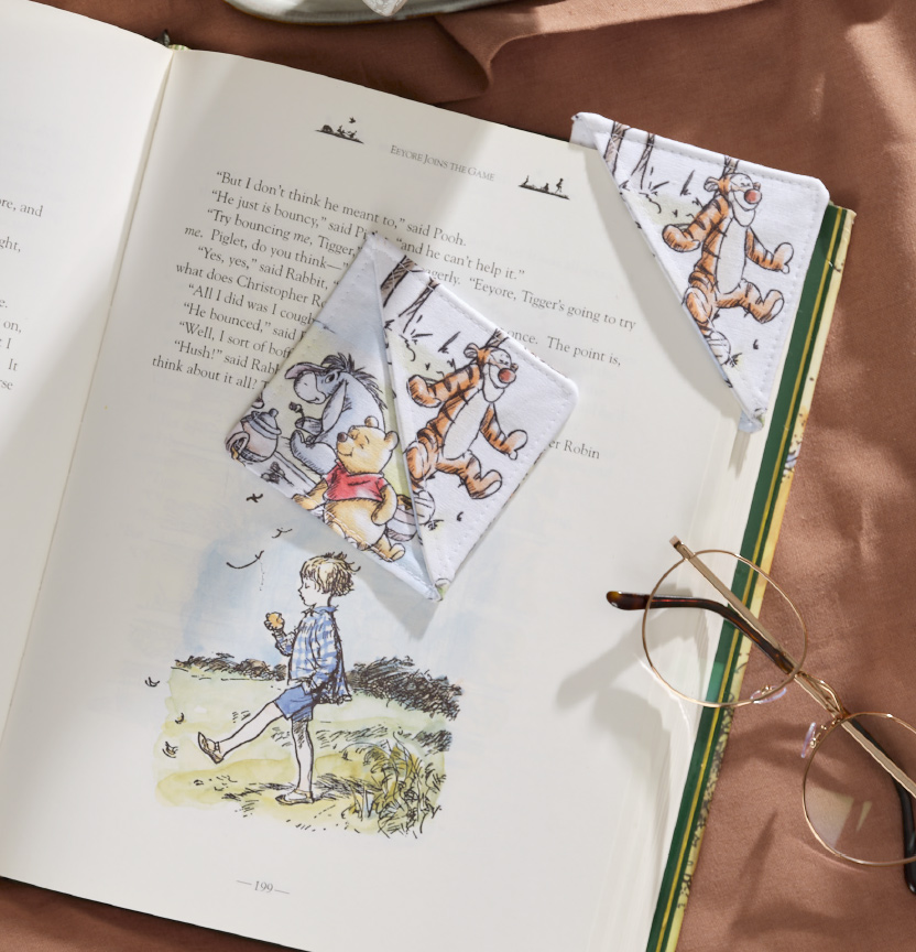 Winnie the Pooh Bookmark Ribbons Project
